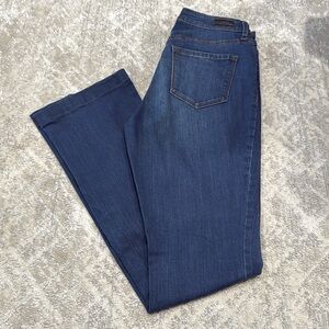 Dark wash bootcut jeans